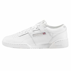 Adidasy Damskie Reebok Workout Low Białe/Szare PL 01YRHJU